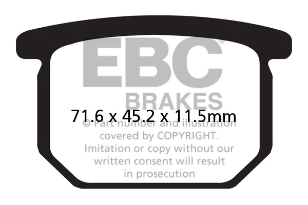 Placute de frana EBC FA065 [1]