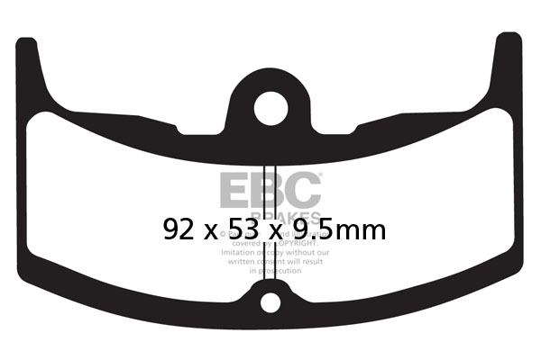 Placute de frana EBC FA080/2 [1]