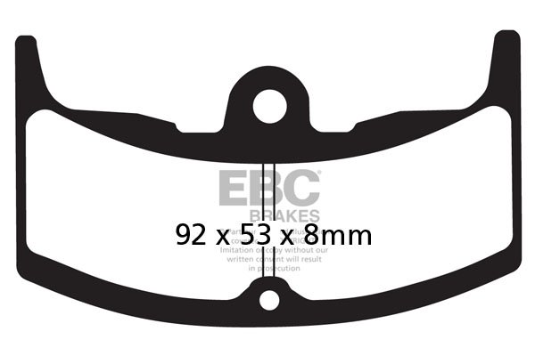 Placute de frana EBC FA080 [1]