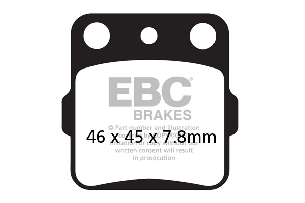 Placute de frana EBC FA084R [1]