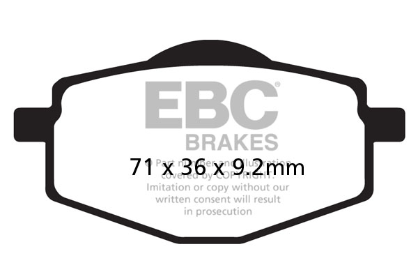 Placute de frana EBC FA101R [1]