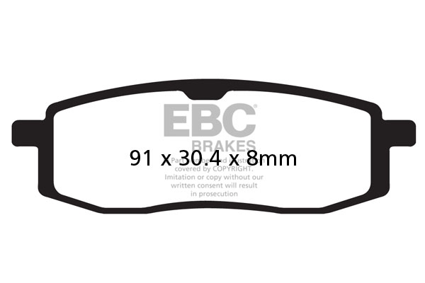 Placute de frana EBC FA105R [1]