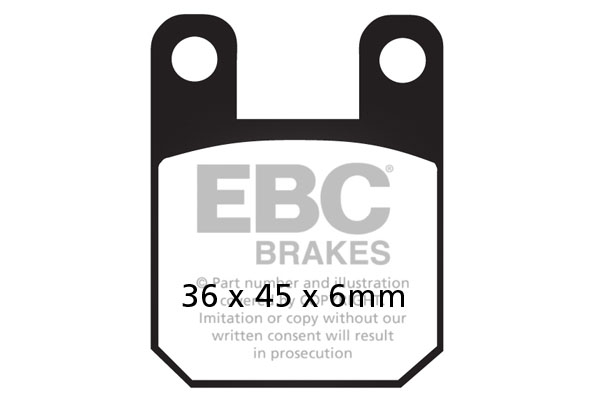 Placute de frana EBC FA115HH [1]