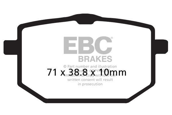 Placute de frana EBC FA118 [1]