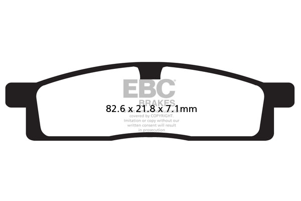 Placute de frana EBC FA119TT [1]