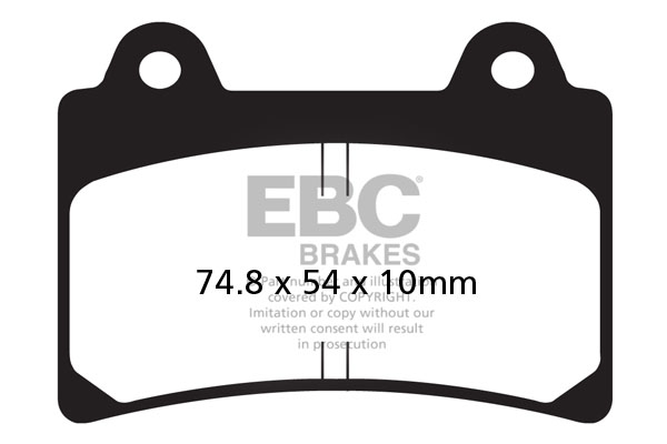 Placute de frana EBC FA123V [1]