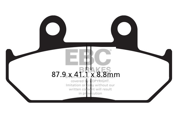 Placute de frana EBC FA124HH [1]