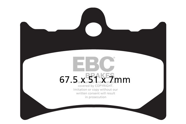 Placute de frana EBC FA126TT [1]