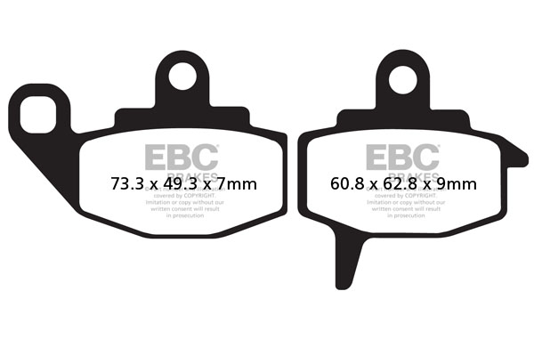 Placute de frana EBC FA130TT [1]