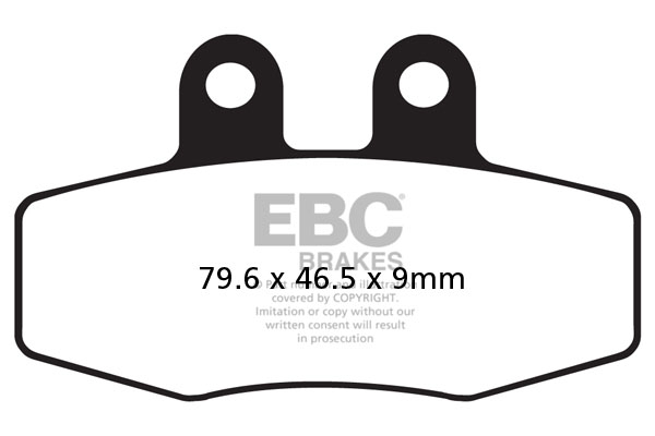 Placute de frana EBC FA132R [1]