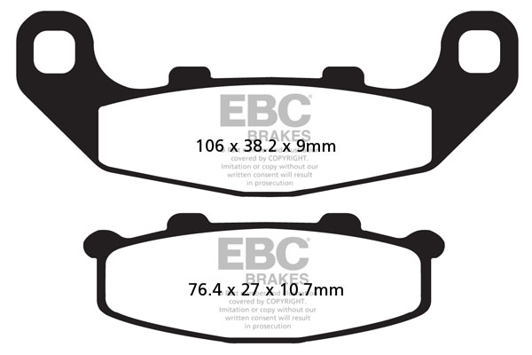 Placute de frana EBC FA141 [1]
