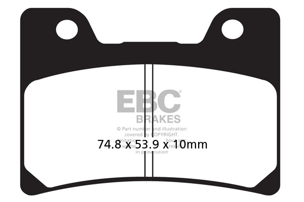 Placute de frana EBC FA160 [1]