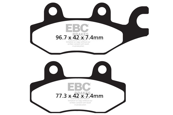 Placute de frana EBC FA165R [1]