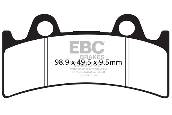 Placute de frana EBC FA190HH [1]