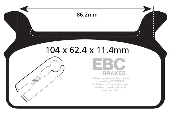 Placute de frana EBC FA201 [1]