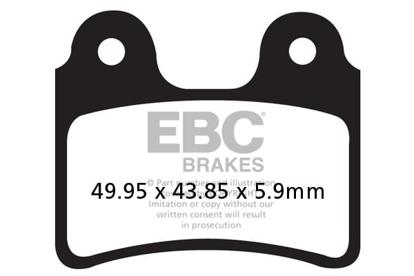 Placute de frana EBC FA303TT [1]