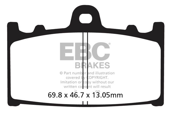 Placute de frana EBC FA366HH [1]
