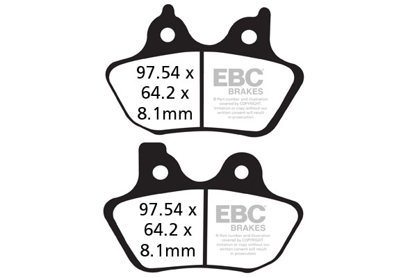 Placute de frana EBC FA400 [1]