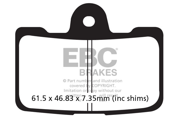 Placute de frana EBC FA454/4HH [1]