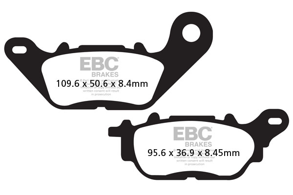 Placute de frana EBC FA464 [1]