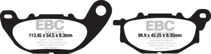 Placute de frana EBC FA663 [1]