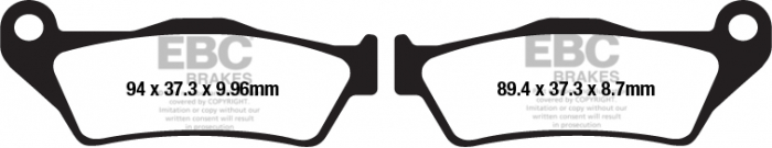 Placute de frana EBC FA671HH [1]