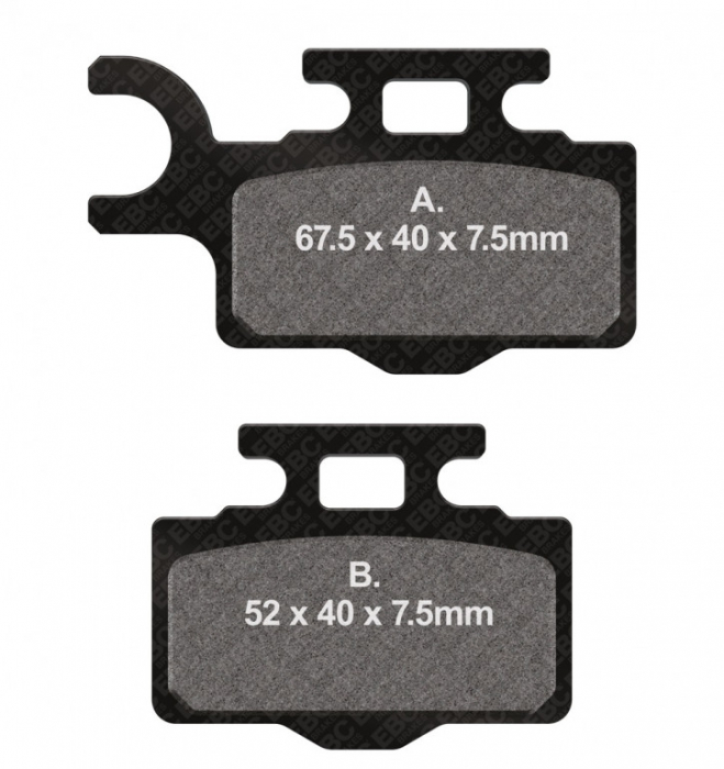 Placute de frana EBC MXS302 [1]