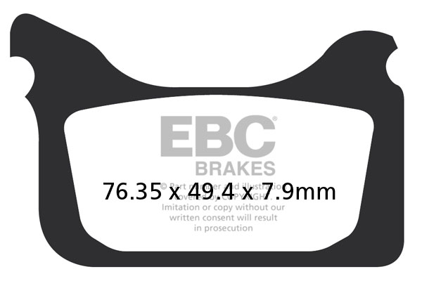 Placute de frana EBC MXS405 [1]