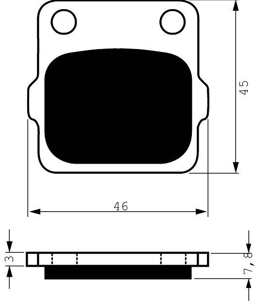 Placute de frana GOLDFREN 007 S33 OFF-ROAD [1]