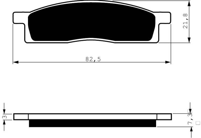 Placute de frana GOLDFREN 034 S33 OFF-ROAD FRONT [1]