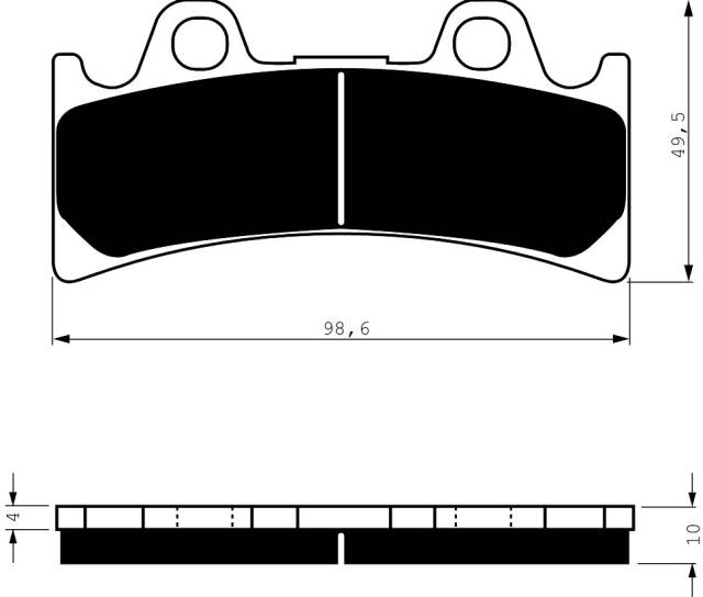 Placute de frana GOLDFREN 054 S3 [1]