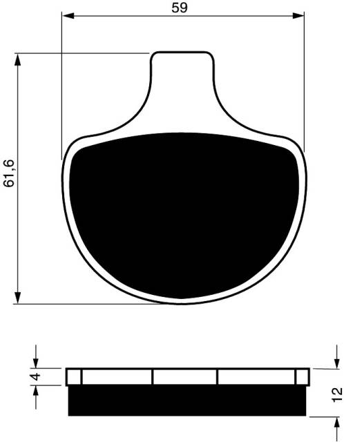 Placute de frana GOLDFREN 057 S3 [1]