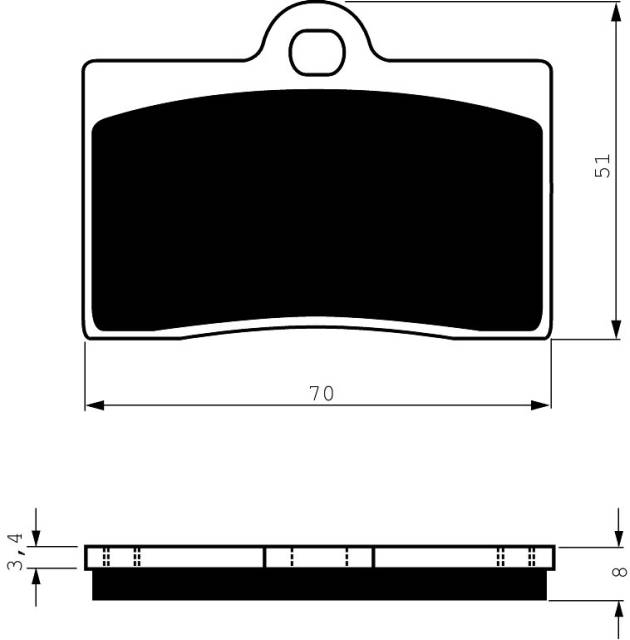 Placute de frana GOLDFREN 064 S33 OFF-ROAD [1]