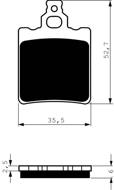 Placute de frana GOLDFREN 096 S3 [1]
