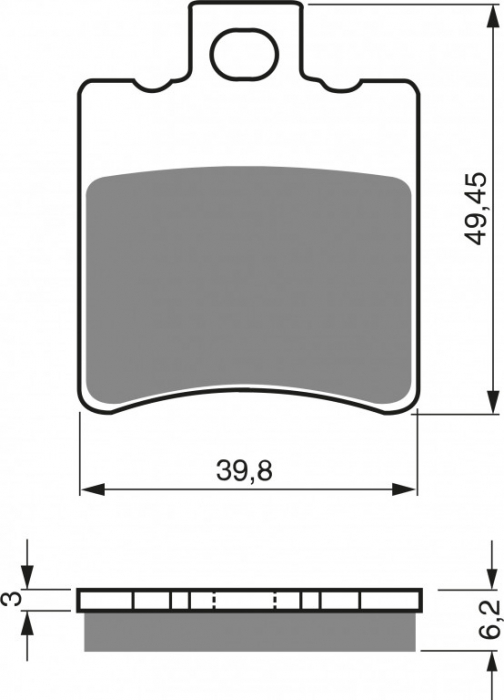 Placute de frana GOLDFREN 098 S33 STREET FRONT [1]