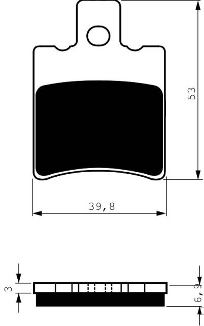 Placute de frana GOLDFREN 107 S3 [1]