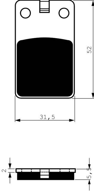 Placute de frana GOLDFREN 120 S3 [1]