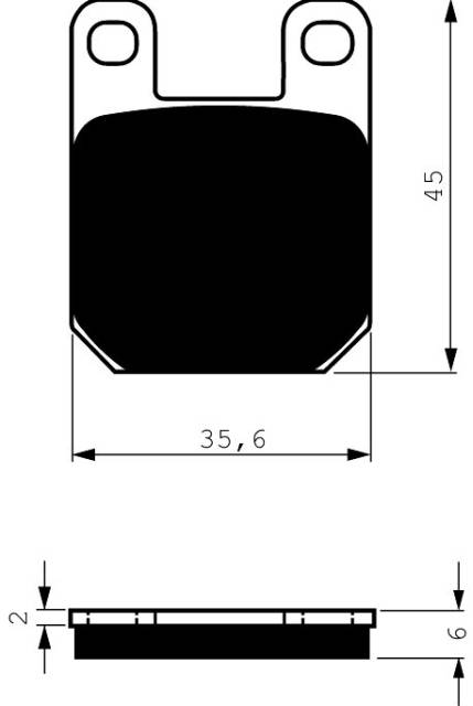 Placute de frana GOLDFREN 121 S33 OFF-ROAD [1]