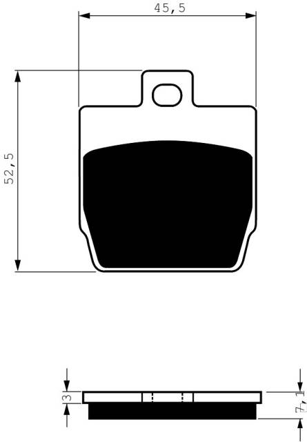 Placute de frana GOLDFREN 128 AD [1]