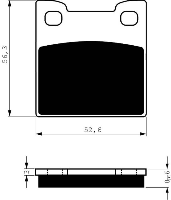 Placute de frana GOLDFREN 129 S3 [1]