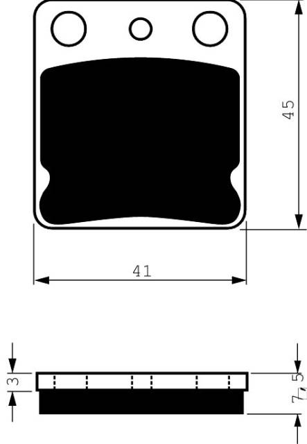 Placute de frana GOLDFREN 144 S33 OFF-ROAD [1]