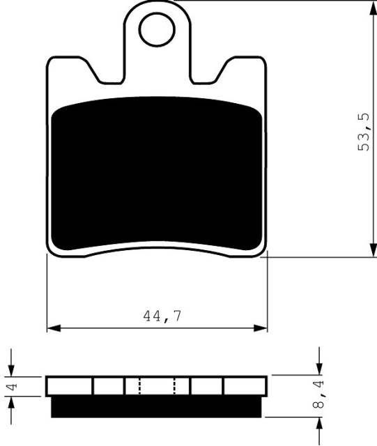 Placute de frana GOLDFREN 147 S3 [1]