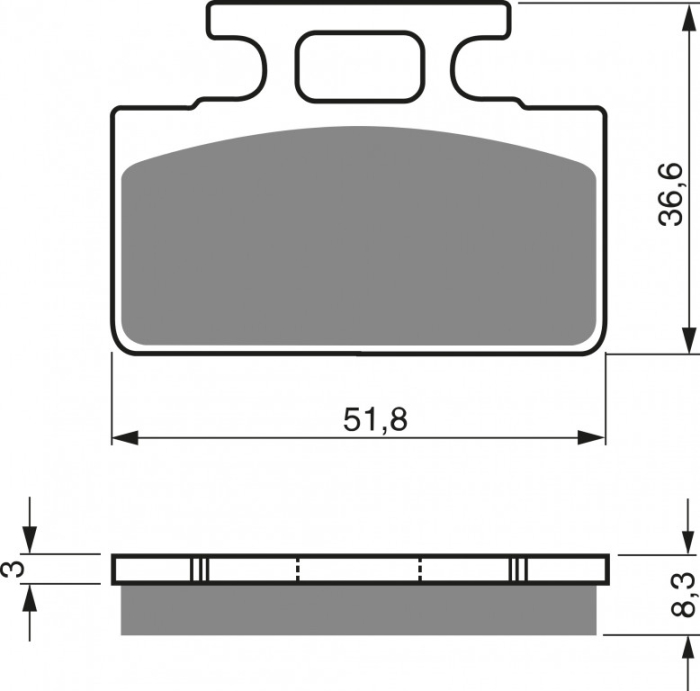Placute de frana GOLDFREN 161 S33 OFF-ROAD FRONT [1]