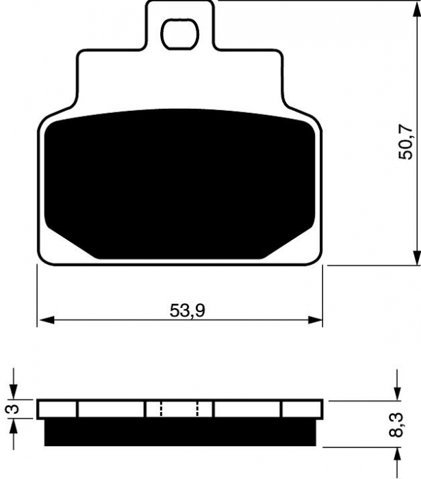 Placute de frana GOLDFREN 170 S3 [1]
