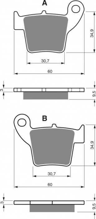 Placute de frana GOLDFREN 176 S3 [1]