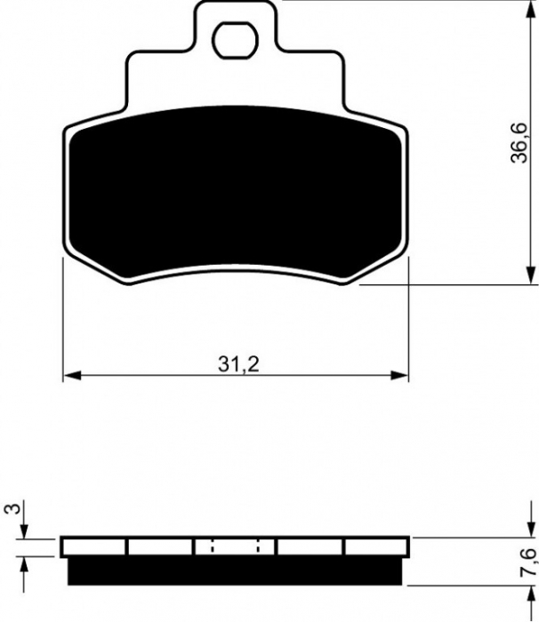 Placute de frana GOLDFREN 192 AD [1]