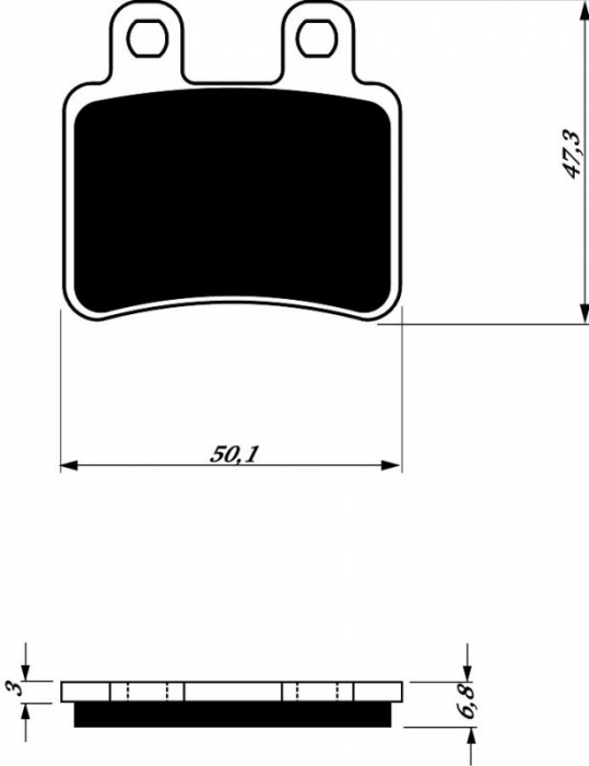 Placute de frana GOLDFREN 211 S33 OFF-ROAD [1]