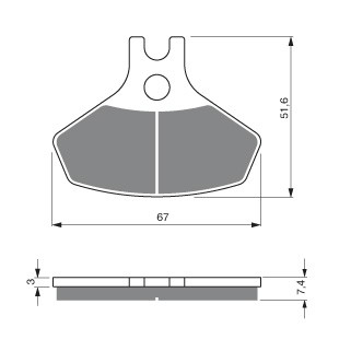 Placute de frana GOLDFREN 291 S33 OFF-ROAD FRONT [1]