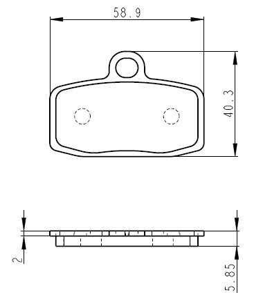 Placute de frana GOLDFREN 308 S33 OFF-ROAD FRONT [1]