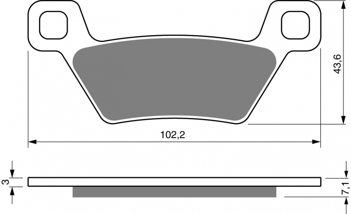 Placute de frana GOLDFREN 314 S3 [1]